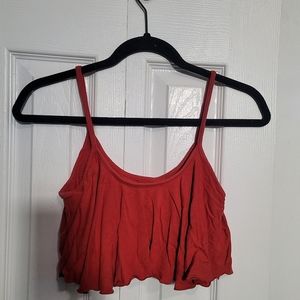 Maddie Moon Tank Coral Red M/L